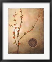 Fall Stems in the Warmth Framed Print