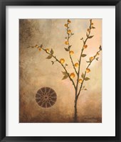 Fall Stems in the Light Framed Print