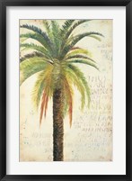 Palms & Scrolls II Framed Print