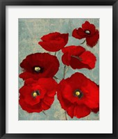 Framed Kindle's Poppies II