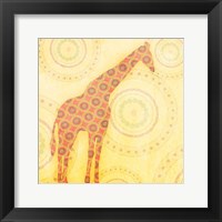 Framed Giraffe