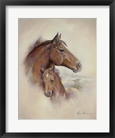 Framed Race Horse II