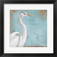 Tropic Heron I Framed Print