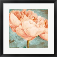 Framed Beautiful Peonies Square II