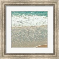 Framed Teal Waves II