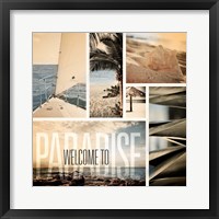 Framed Coastal Collage II