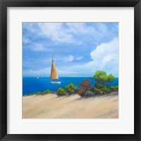 Framed Sailboat on Coast I