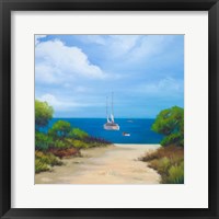 Framed Sailboat on Coast II