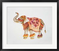 Framed Pink Elephant IIA