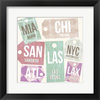 Framed City Tags Square I