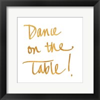 Framed Dance on the Table