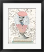 Canine Couture Newsprint IV Framed Print