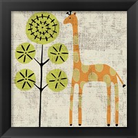 Framed 'Ada's Giraffe' border=