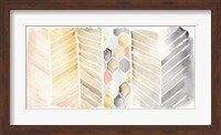 Framed Watercolor Chevron