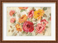 Framed Brushy Roses