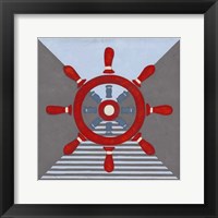 Framed Nautical Graphic IV