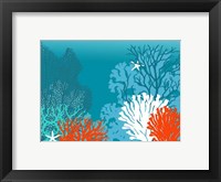 Framed Underwater Coral