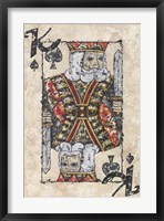 Framed King of Spades