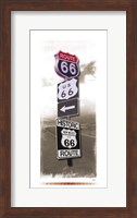 Framed Signs of Route 66 I