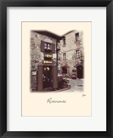 Ristorante Framed Print