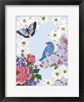 Bird Garden I Framed Print