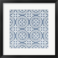 Chambray Tile II Framed Print