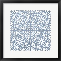 Chambray Tile VIII Framed Print