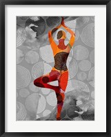 Yoga Pose I Framed Print