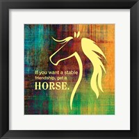Framed Horse Quote 2