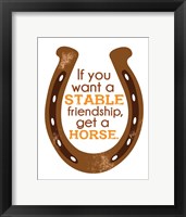 Framed Horseshoe Quote 1