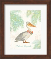 Framed Flamingo Tropicale I