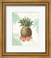 Framed 'Flamingo Tropicale IV' border=