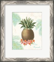 Framed 'Flamingo Tropicale IV' border=