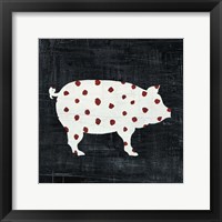 Modern Americana Farm I Framed Print