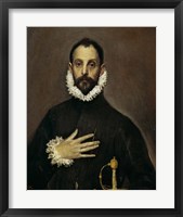 Framed Nobleman with his Hand on his Chest, c. 1577-1584