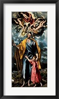 Framed Saint Joseph and the Christ Child