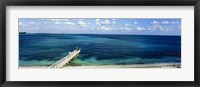 Framed Beach Pier, Nassau, Bahamas