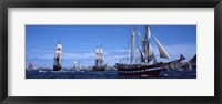 Framed Tall Ships, Brittany, France