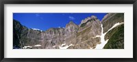 Framed Glacier National Park Mountain Range, Montana