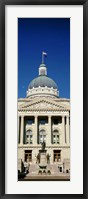 Framed Indiana State Capitol Building, Indianapolis, Indiana