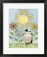 Framed Spring Welcome I