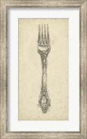 Framed Ornate Cutlery I