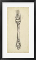 Ornate Cutlery I Framed Print