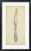 Ornate Cutlery III Framed Print
