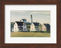 Framed Lighthouse Village (also known as Cape Elizabeth), 1929