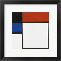 Framed Composition No. III / Fox Trot B with Black, Red, Blue and Yellow, 1929