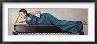 Piano Lady Framed Print