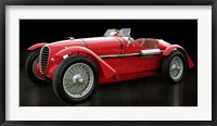 Framed Vintage Italian Race Car