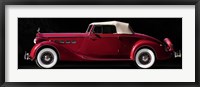 Framed Packard Super Eight Coupe Roadster