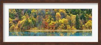 Framed Lake And Forest In Autumn, China